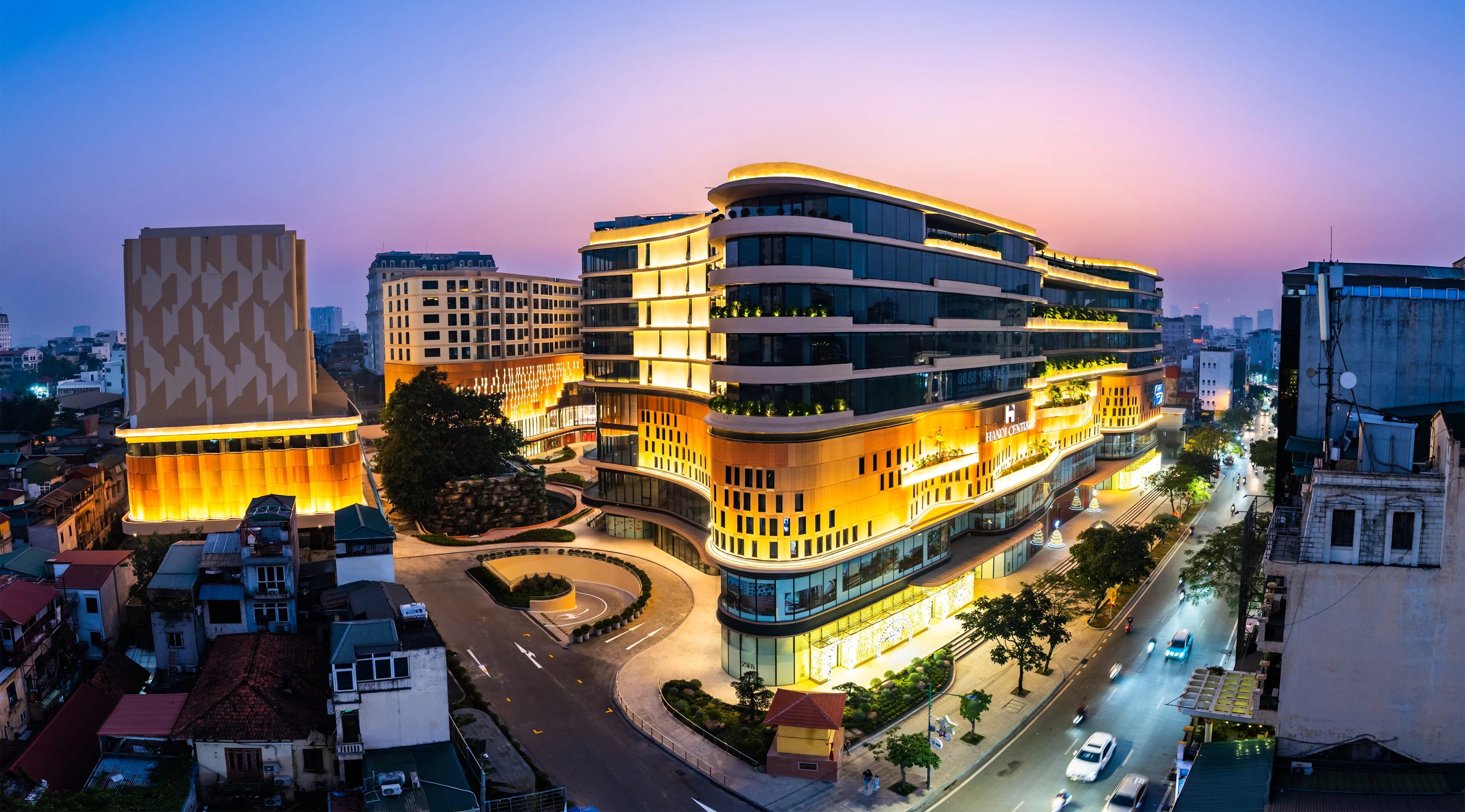 Hanoi Centre at evening
